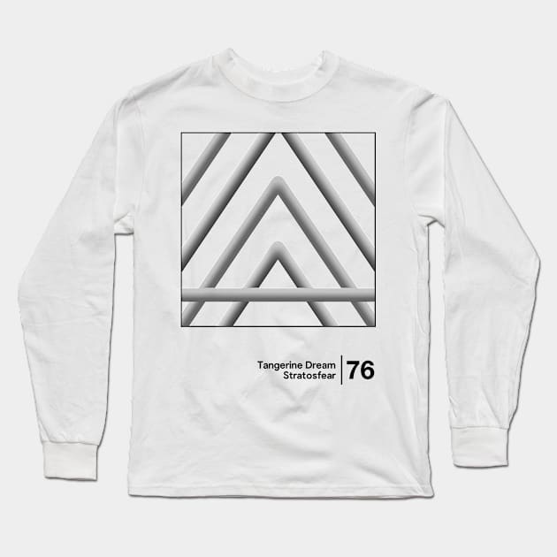 Stratosfear - Minimal Style Graphic Artwork Long Sleeve T-Shirt by saudade